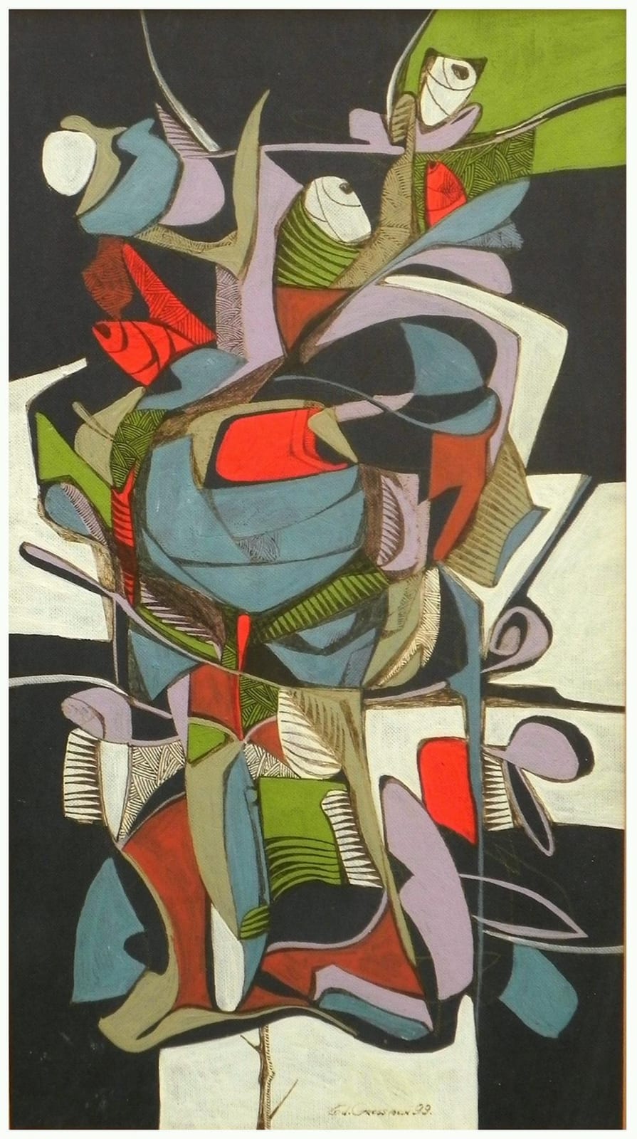 Eduard Grossman comparable auction result: eduard grossman russian israeli 1946 2017