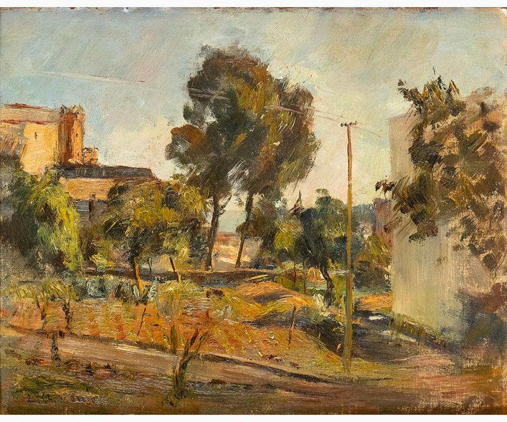 Luigi Crisconio comparable auction result: landscape