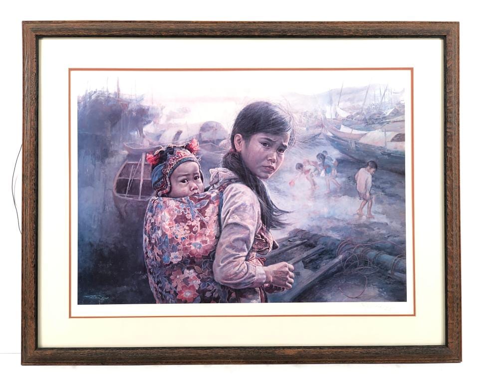 Ming Wai comparable auction result: ming wai mother child 1 limited edition signed lithograph