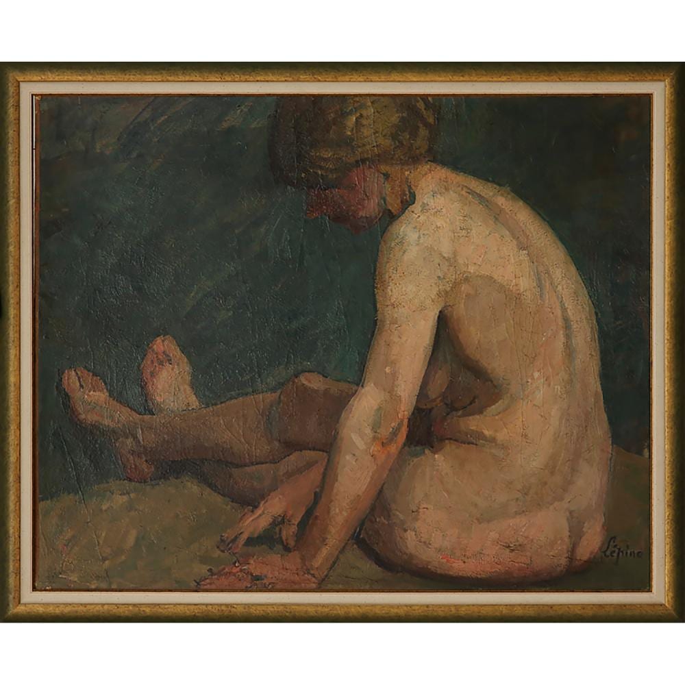 joseph l pine 1867 1943 nu f minin assis vers 1930 huile sur papier maroufl sur carton sign e en bas droite oil on · Tajan · 2021-01-20 Joseph Lépine comparable auction result: joseph l pine 1867 1943 nu f minin assis vers 1930 huile sur papier maroufl sur carton sign e en bas droite oil on