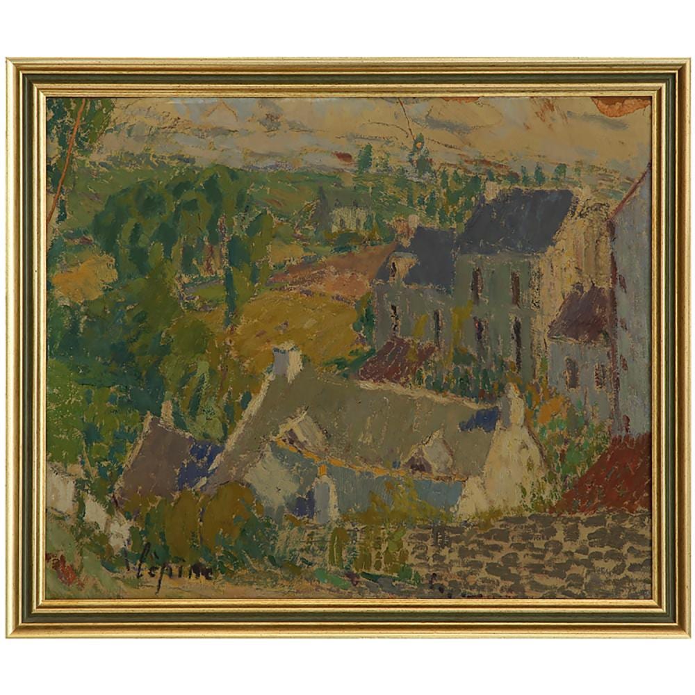 joseph l pine 1867 1943 vieilles maisons en bretagne fin des ann es 1930 huile sur papier maroufl sur panneau sign e e · Tajan · 2021-01-20 Joseph Lépine comparable auction result: joseph l pine 1867 1943 vieilles maisons en bretagne fin des ann es 1930 huile sur papier maroufl sur panneau sign e e