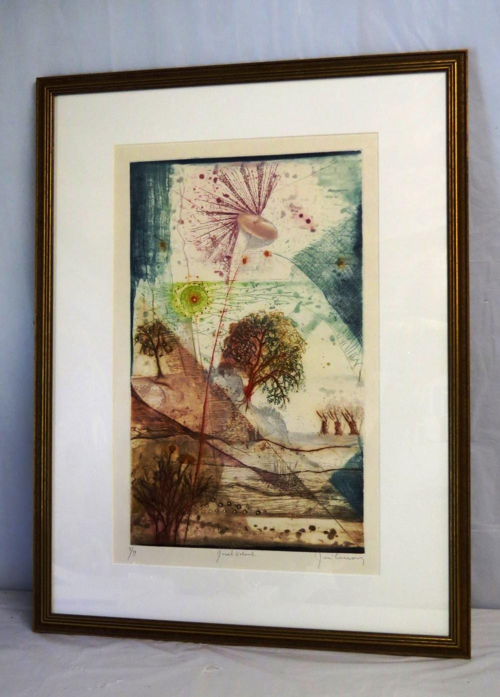 René Marcel Carcan comparable auction result: aquatint