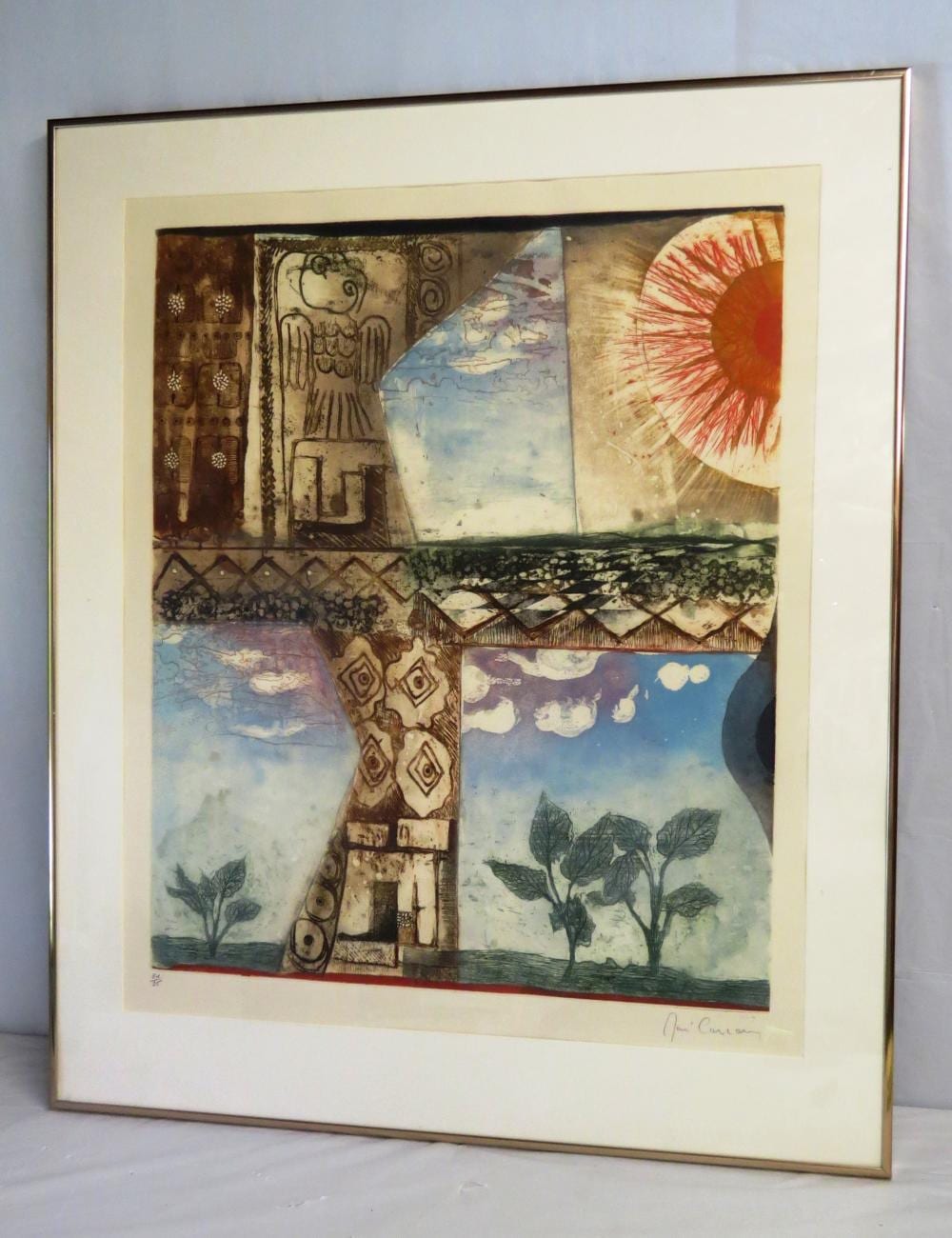 René Marcel Carcan comparable auction result: aquatint