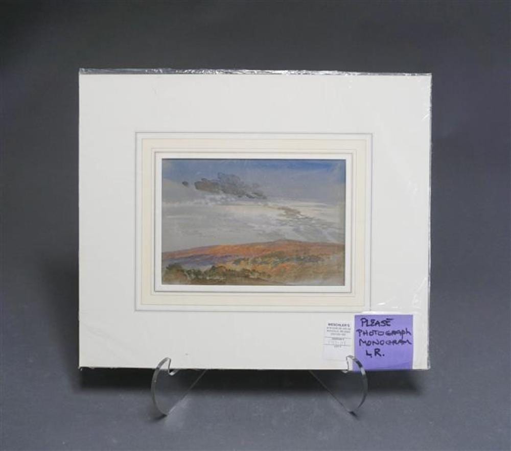 Harry John Johnson comparable auction result: harry john johnson british 1826 1884 on the downs watercolor on paper unframed 15 x 18 inches