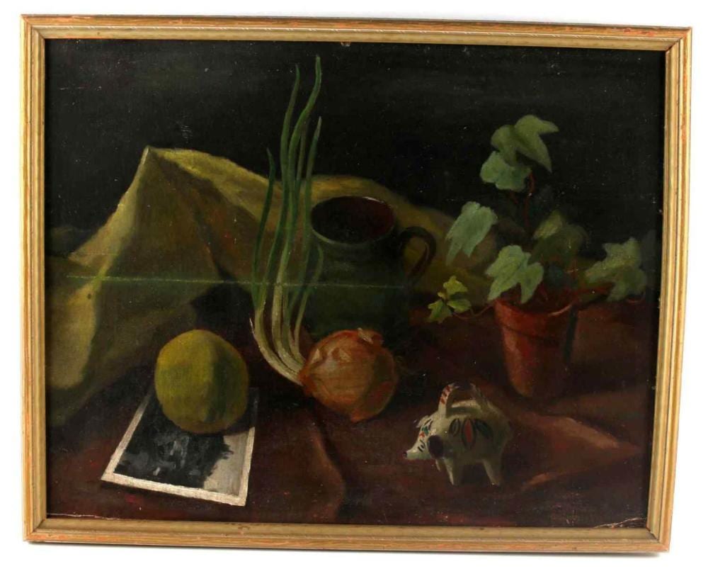 Richard Crist comparable auction result: richard crist original still life oil painting