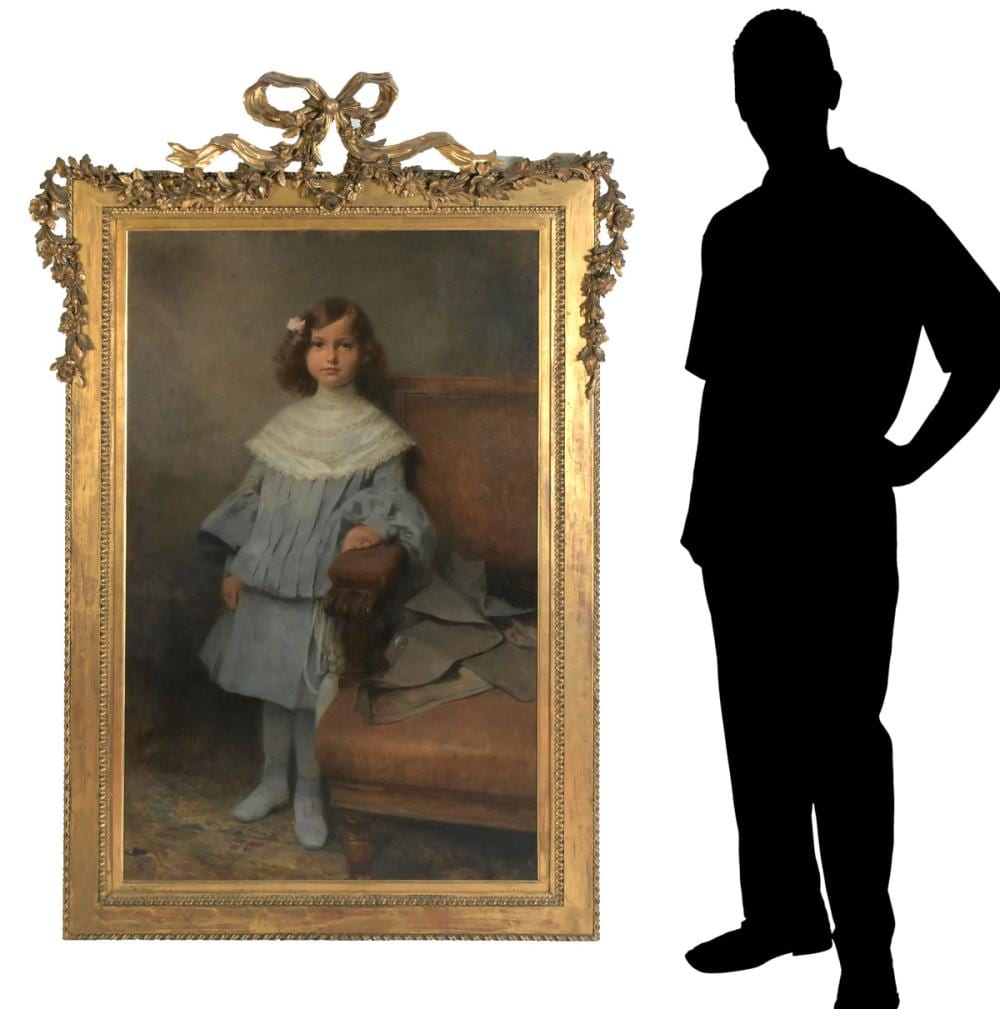 Charles Wilda comparable auction result: outstanding portrait painting by charles wilda