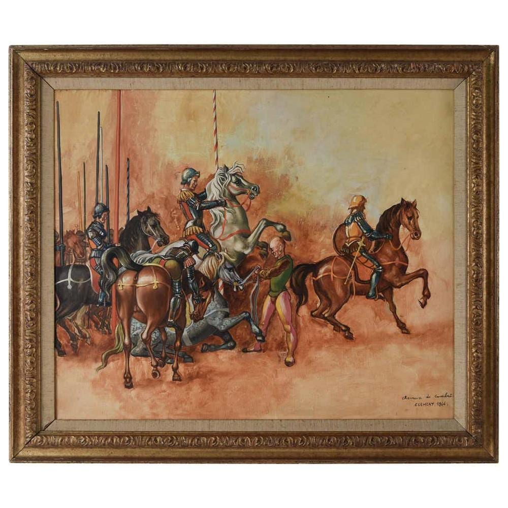 Jean-Pierre Clement comparable auction result: jean pierre clement painting