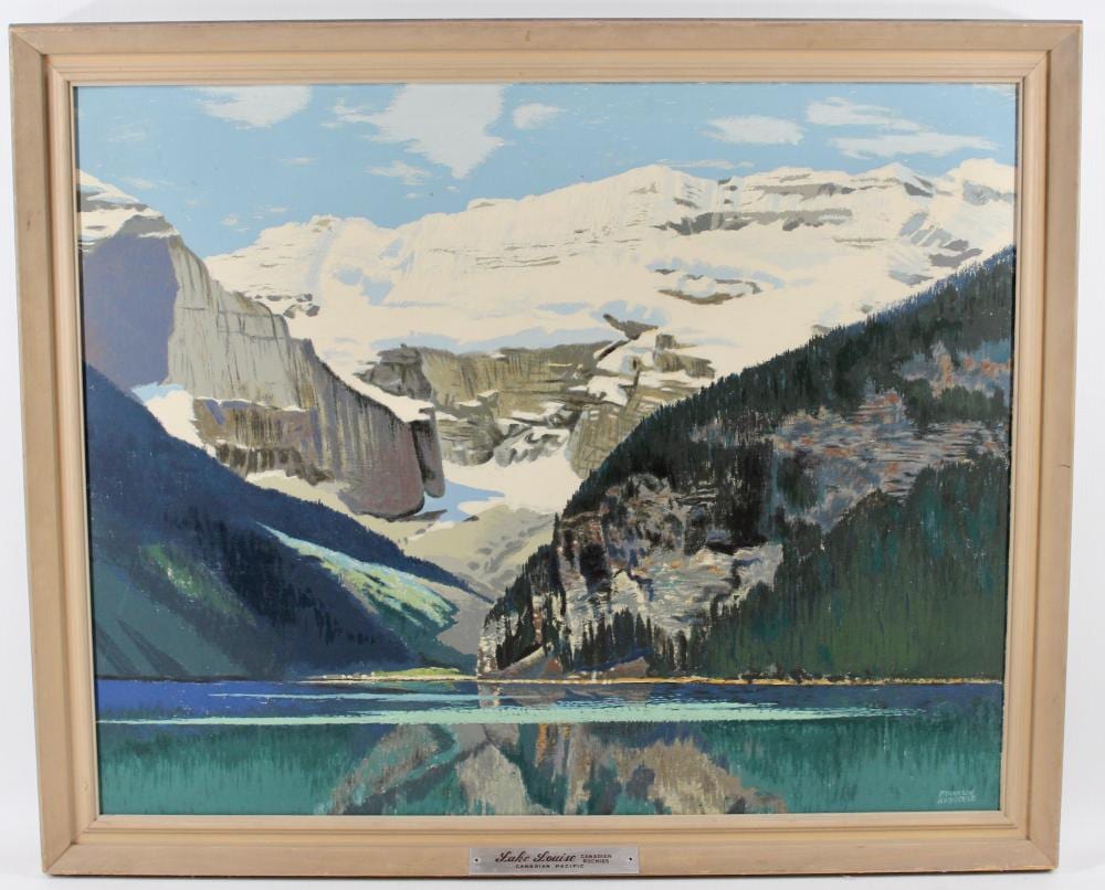 George Franklin Arbuckle comparable auction result: franklin arbuckle lake louise canadian rockies canadian pacific