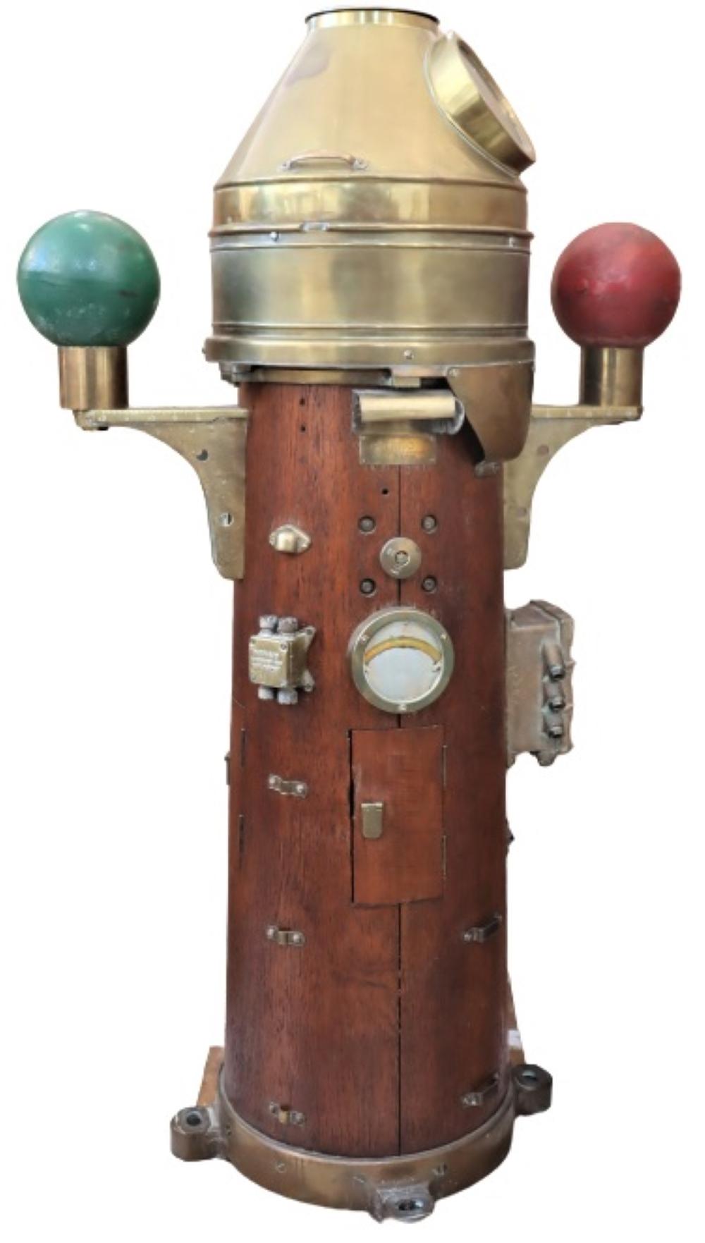19th C. Nautical Marine Ship Binnacle sold by Sarasota Estate Auction, lot 777 — auction record photograph