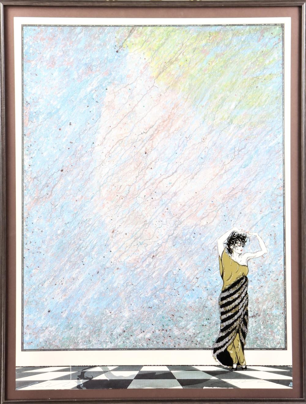 James Morlock comparable auction result: james morlock 1996 graphic art image framed