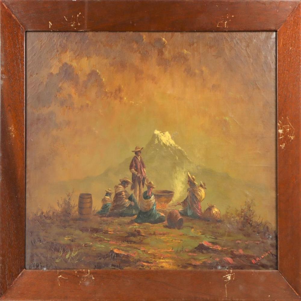 Hector Moncayo comparable auction result: hector moncayo 1895 1984 ecuadorian o c
