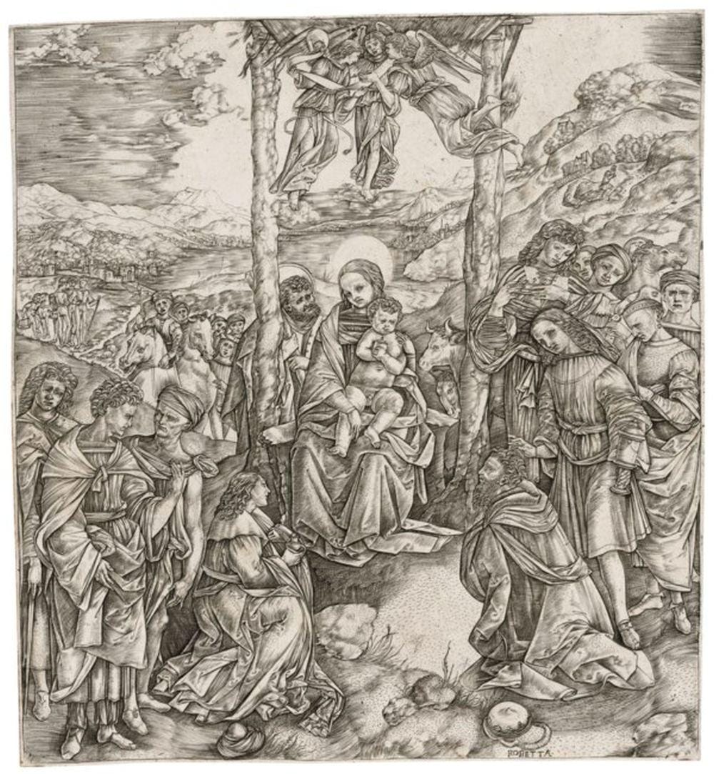 cristofano robetta 1462 1523 after filippino lippi 1457 1504 the adoration of the magi · Christie's · 2021-01-28 Cristofano Robetta comparable auction result: cristofano robetta 1462 1523 after filippino lippi 1457 1504 the adoration of the magi