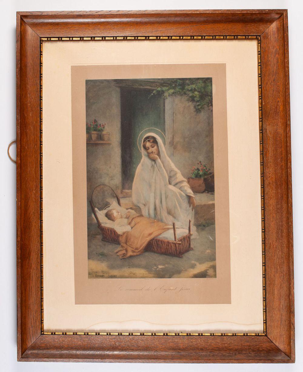 Edouard Cabane comparable auction result: large color engraving