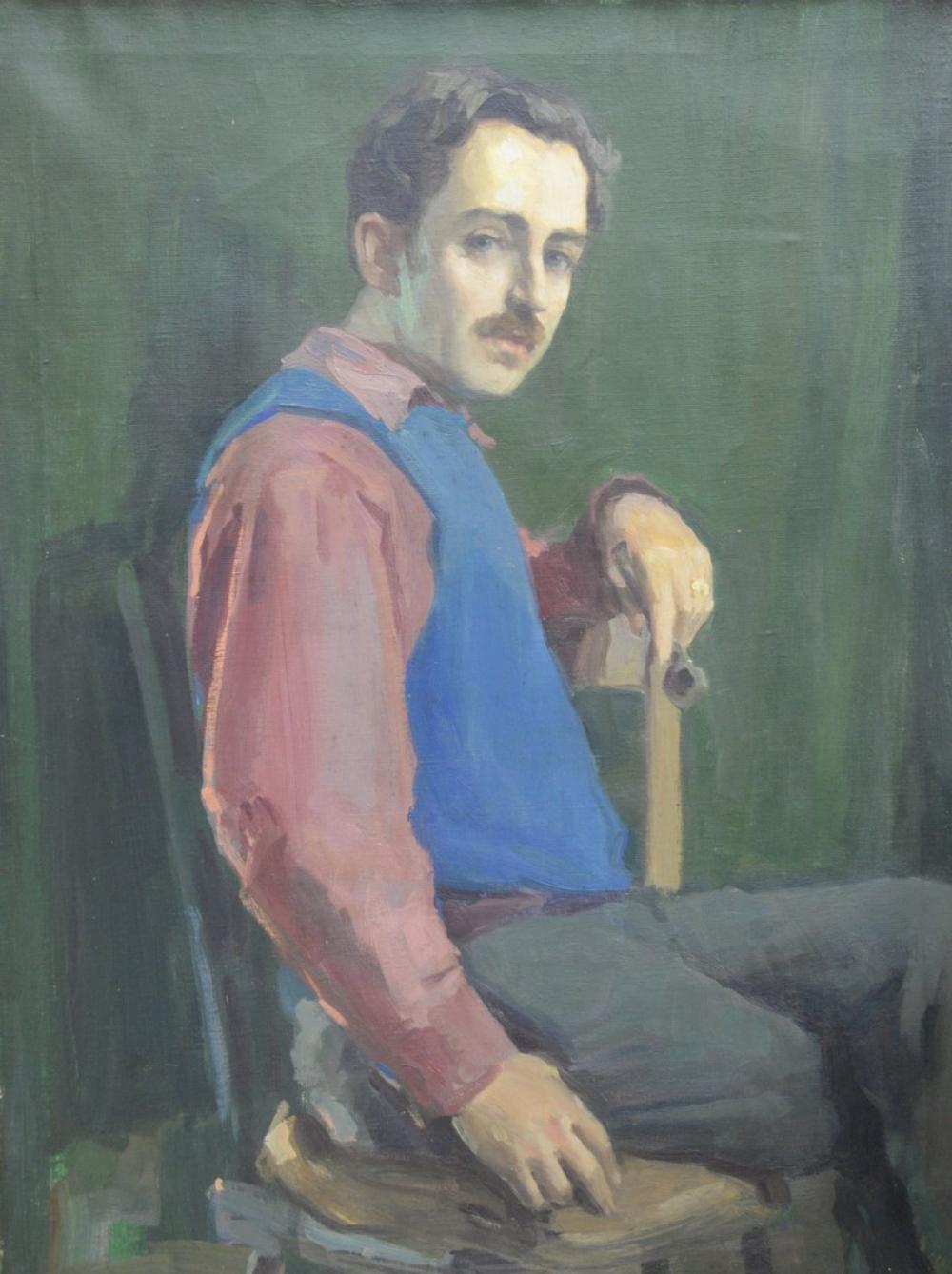 Arthur Woelfle comparable auction result: arthur woelfle american 1873 1936 portrait of harold putnam browneoil on canvassigned lower left arthur woelfleheight 40 inc