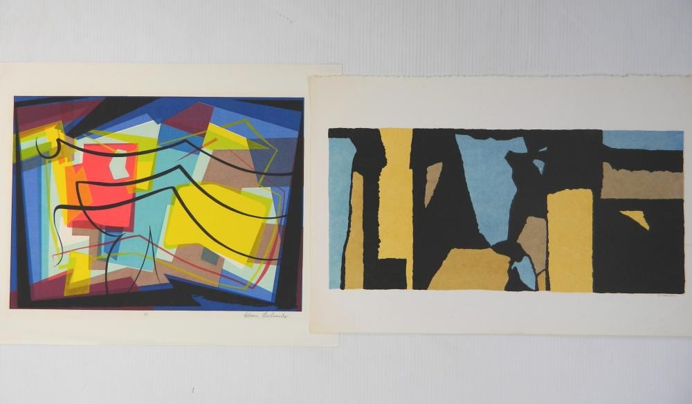 2 american serigraphs · Rachel Davis Fine Arts · 2021-02-06 Edward August Landon comparable auction result: 2 american serigraphs