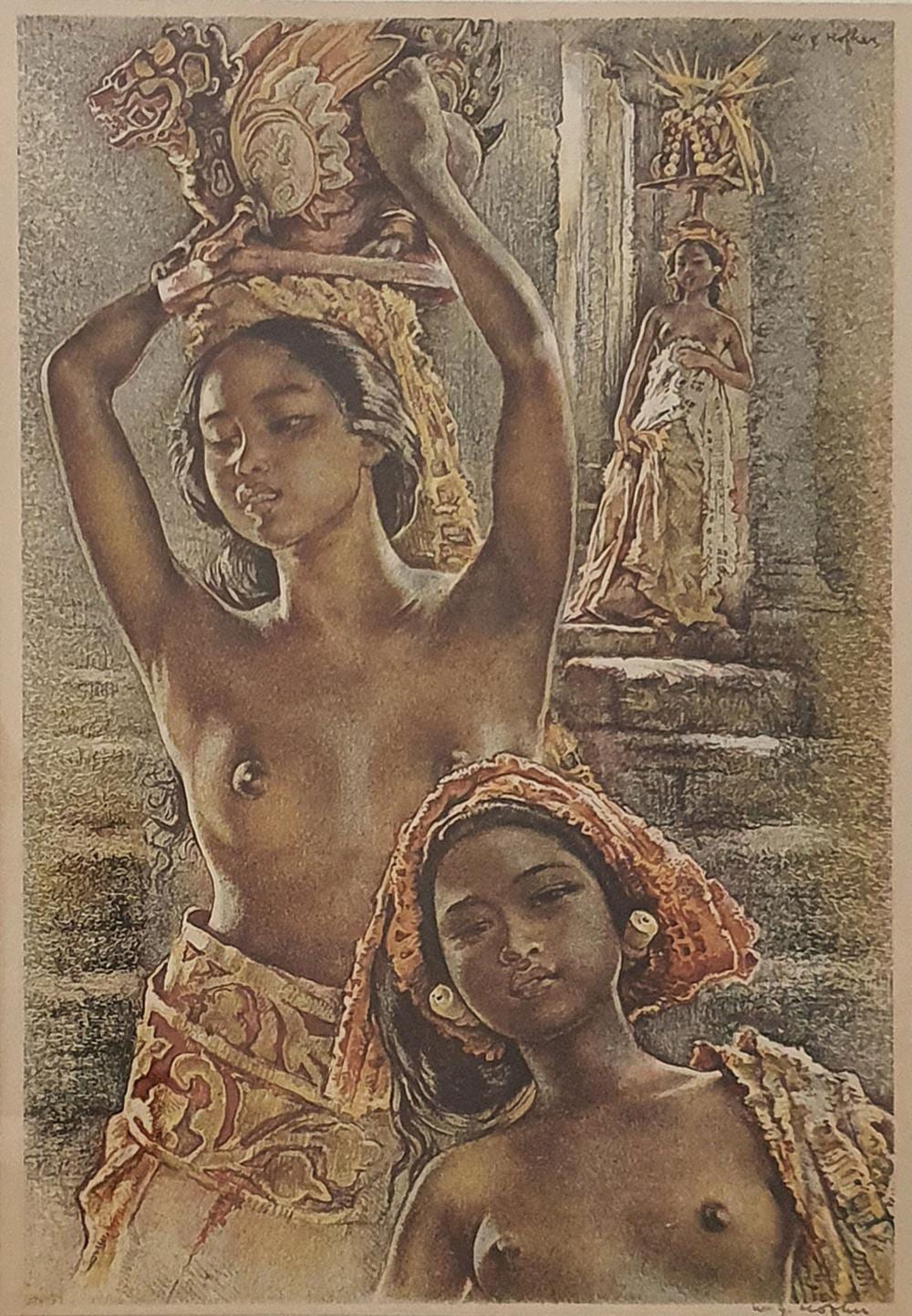 Two Balinese Beauties comparable sale