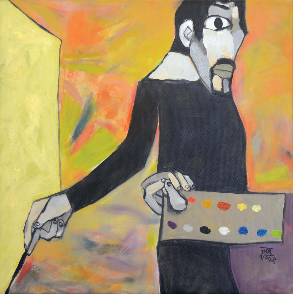 Self-portrait at Work comparable sale