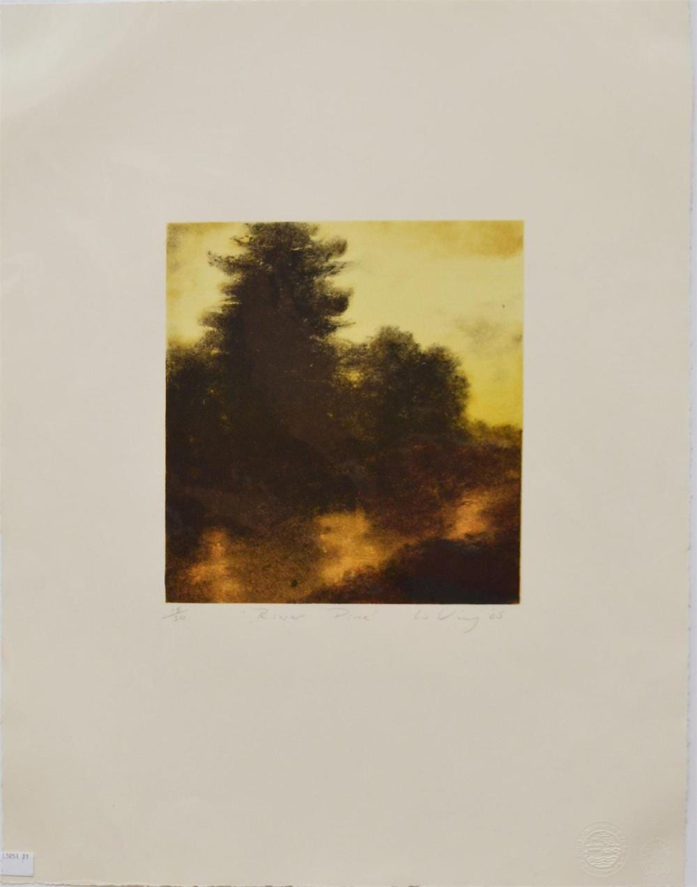 Wayne Viney comparable auction result: wayne viney river pine 2005 lithograph 15 30 61 x 46cm sheet size condition this work is in very good condition unframed but b