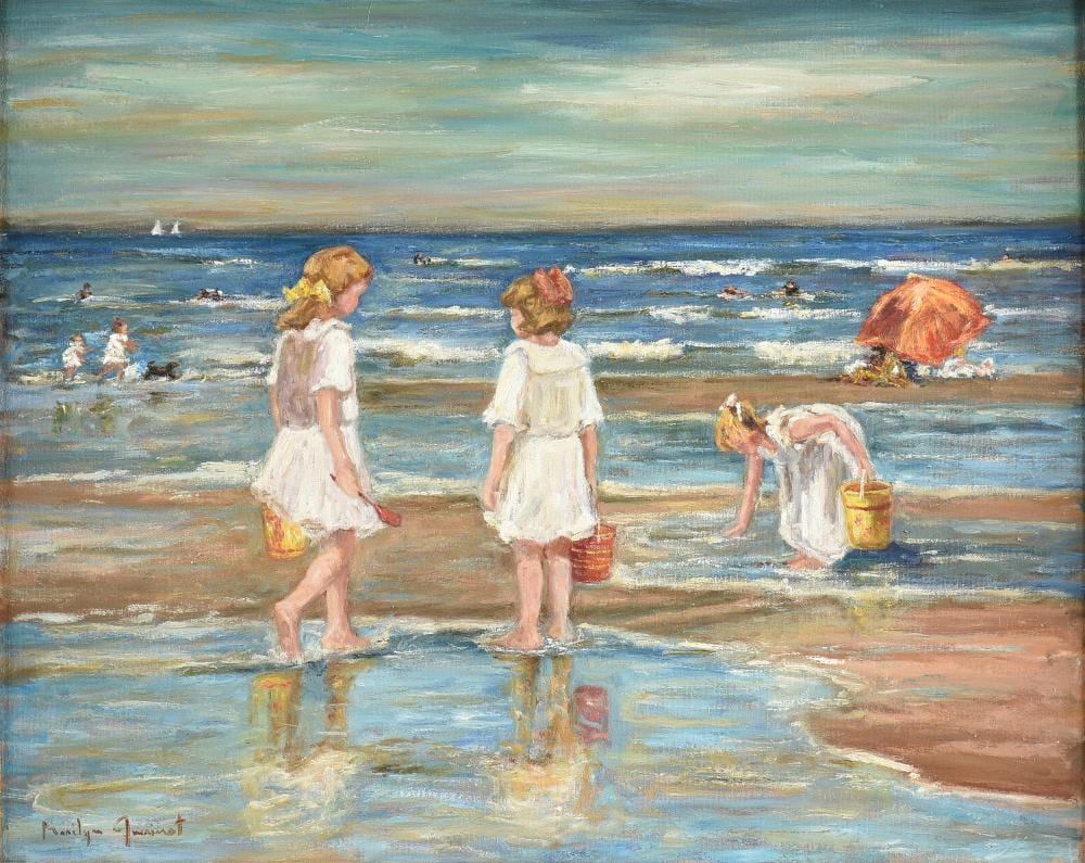 Marilyn Guerinot comparable auction result: marilyn guerinot american b 1947 a painting summer fun 2006