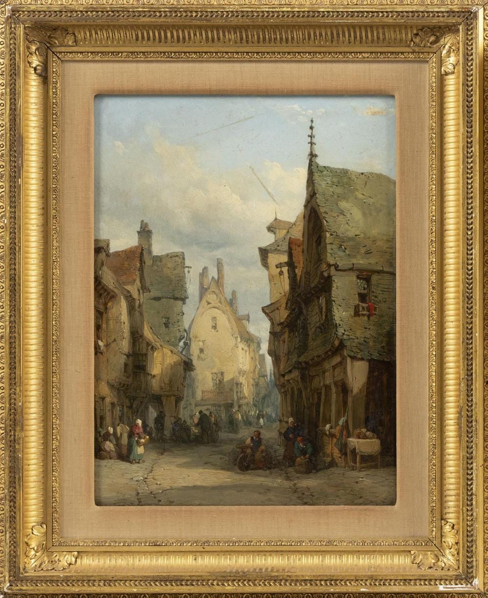 lewis john wood united kingdom 1813 1901 vitr brittany oil on panel 12 x 8 75 framed 16 75 x 13 75 · Eldred's · 2021-02-11 Lewis John Wood comparable auction result: lewis john wood united kingdom 1813 1901 vitr brittany oil on panel 12 x 8 75 framed 16 75 x 13 75