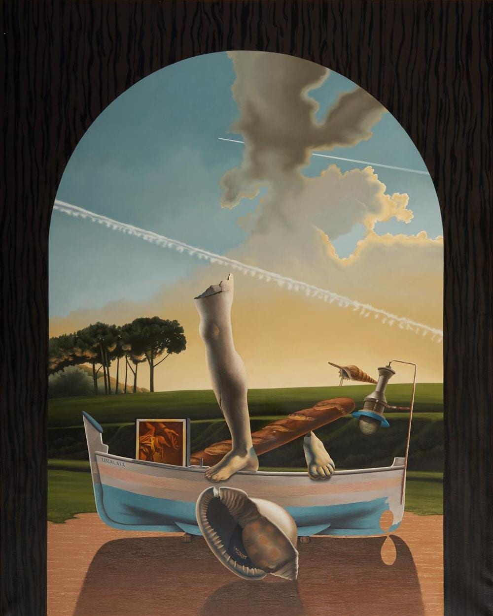 Ross Watson comparable auction result: ross watson 1962 stranded 149 5 x 118 5 cm frame 171 x 141 x 7 cm