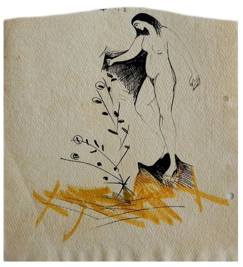 Yoram Kaniuk comparable auction result: yoram kaniuk israeli 1930 2013