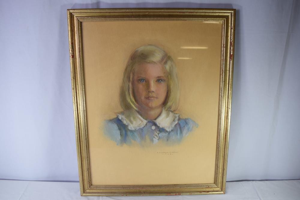 F. Richardson Murray comparable auction result: pastel drawing signed f richardson murray 1948