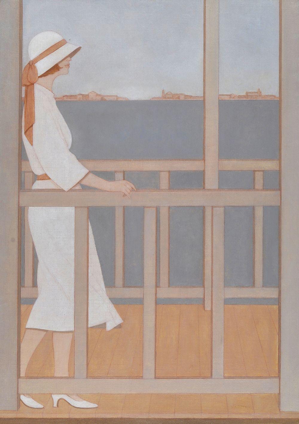 aldo andreolo 1926 2020 donna al balcone con sfondo di venezia · Pananti Casa D'Aste SRL · 2021-02-06 Aldo Andreolo comparable auction result: aldo andreolo 1926 2020 donna al balcone con sfondo di venezia