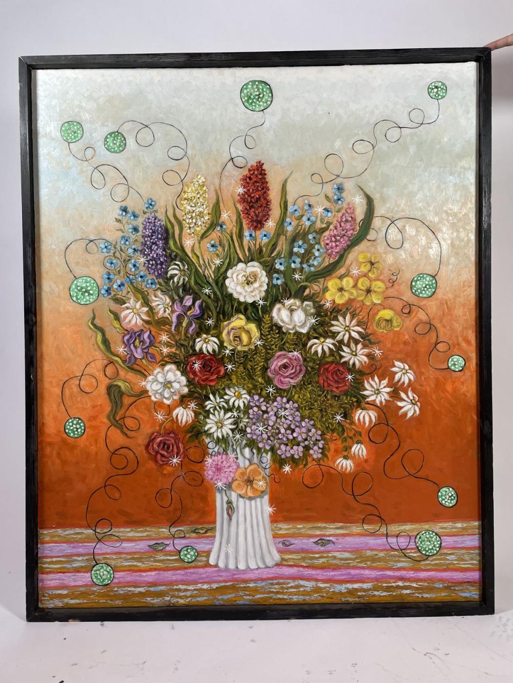 james apostle oil on canvas the white vase 41 5 x 50 · Kimball's Auction · 2021-01-31 James Apostle comparable auction result: james apostle oil on canvas the white vase 41 5 x 50