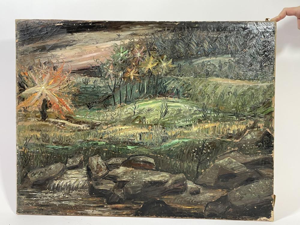 james apostle 1950 sketch 77 mountain rd somers ct 24 x 33 · Kimball's Auction · 2021-01-31 James Apostle comparable auction result: james apostle 1950 sketch 77 mountain rd somers ct 24 x 33