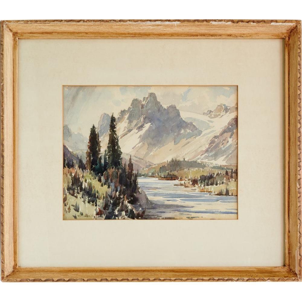 Alfred Crocker Leighton comparable auction result: alfred crocker leighton painting