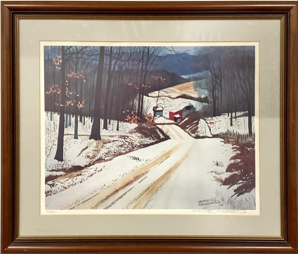 Leland McClelland comparable auction result: leland mcclelland print pencil signed 28 x 33
