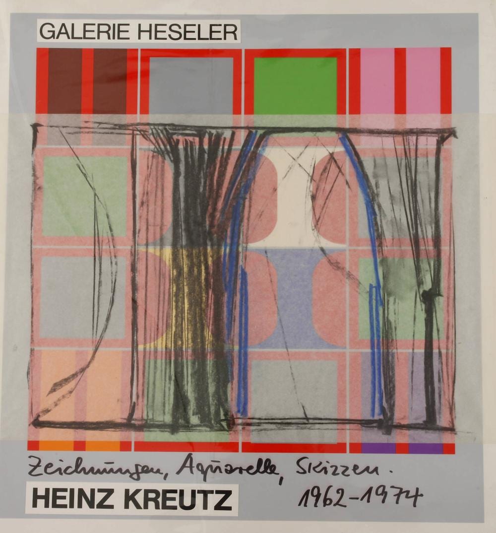 Heinz Kreutz comparable auction result: heinz kreutz plakatentwurf