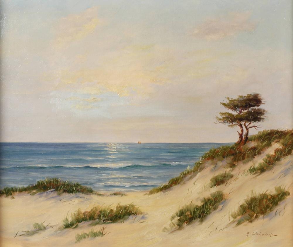 Gerhard Lukas-Larsen comparable auction result: gerhard lukas larsen am sylter strand