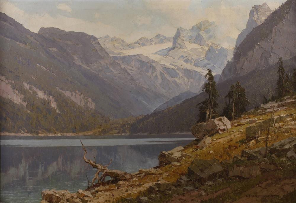Ernst Carl Walter Retzlaff comparable auction result: ernst carl walter retzlaff der gosau see