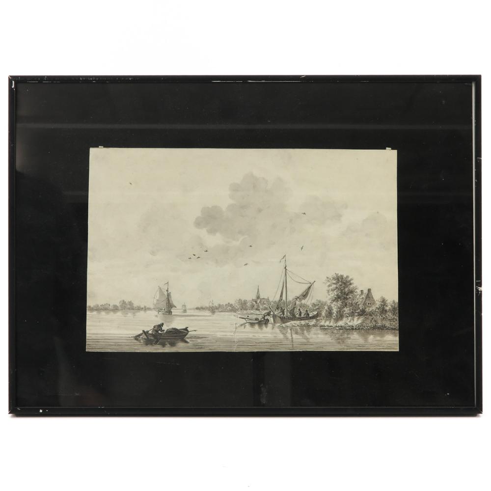 Nicolaas Wicart comparable auction result: a signed drawing