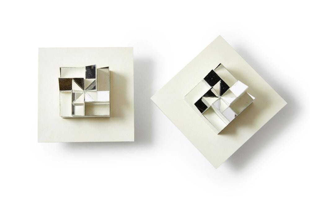 Mary Martin comparable auction result: mary martin british 1907 1969 rotation mm1 1968 two injection moulded polystyrene and mirror