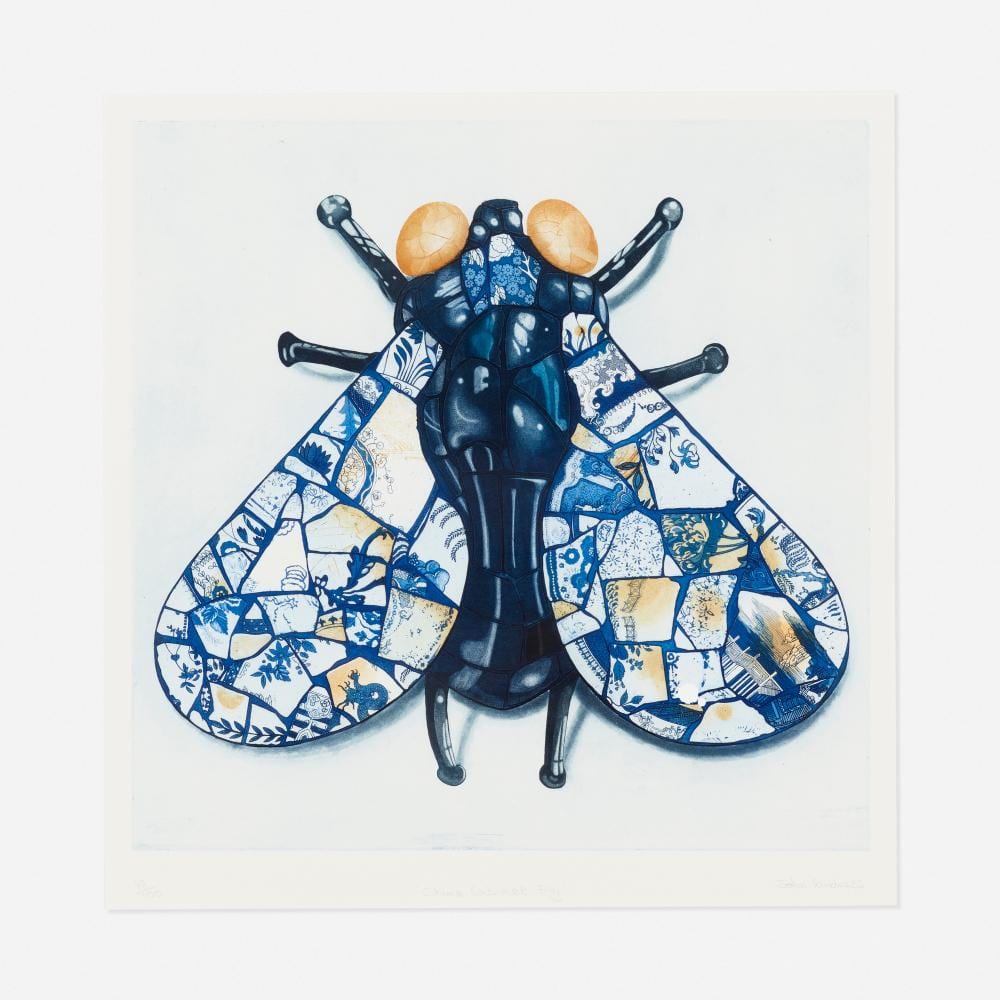 John Kindness comparable auction result: john kindness china cabinet fly