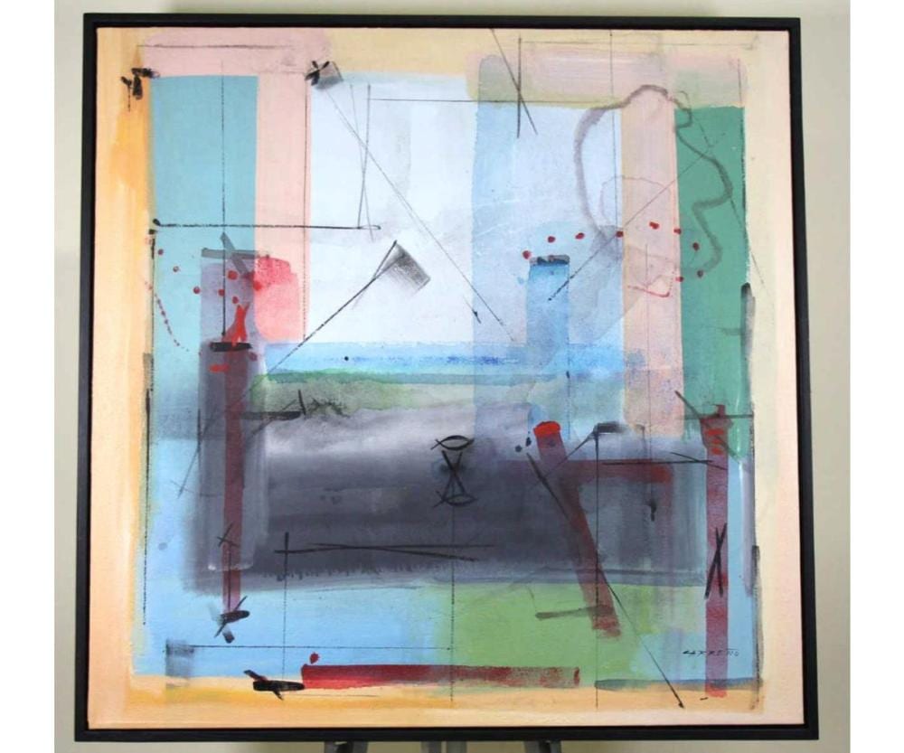 Antonio Carreno comparable auction result: antonio carreno magic mojo acrylic on canvas