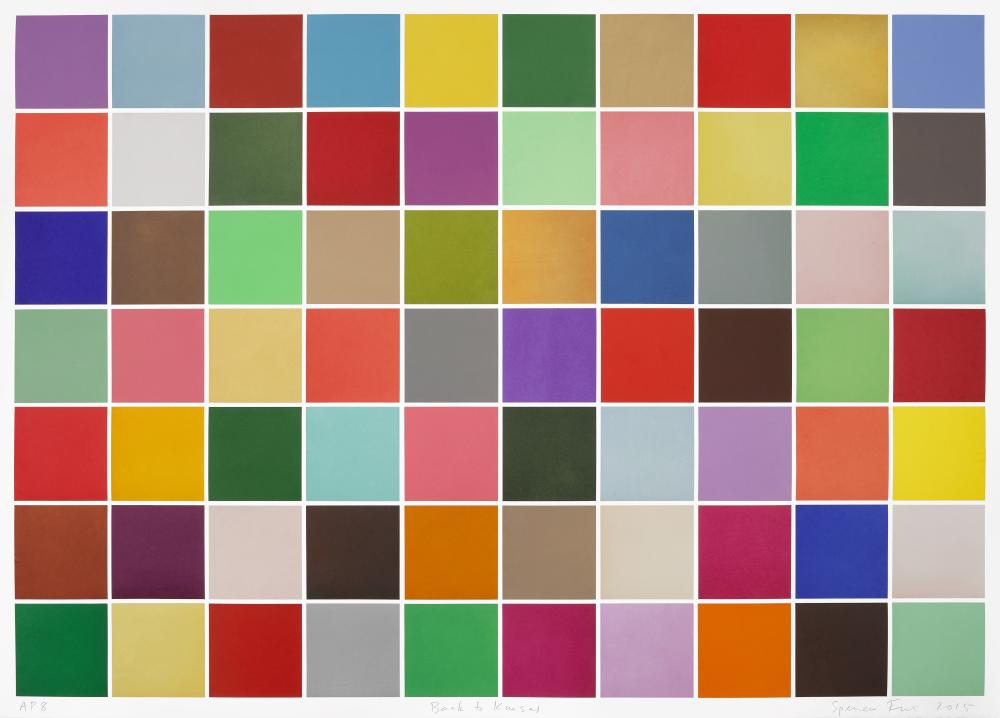 Spencer Finch (born 1962); Back to Kansas; sold by Bonhams, lot 48 — auction record photograph