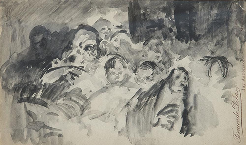 Eugenio Lucas Velazquez comparable auction result: eugenio lucas velazquez interior scene