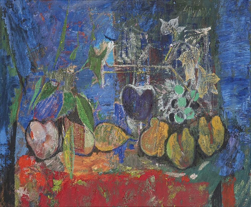 Antonio Guijarro comparable auction result: antonio guijarro blue and red up and down