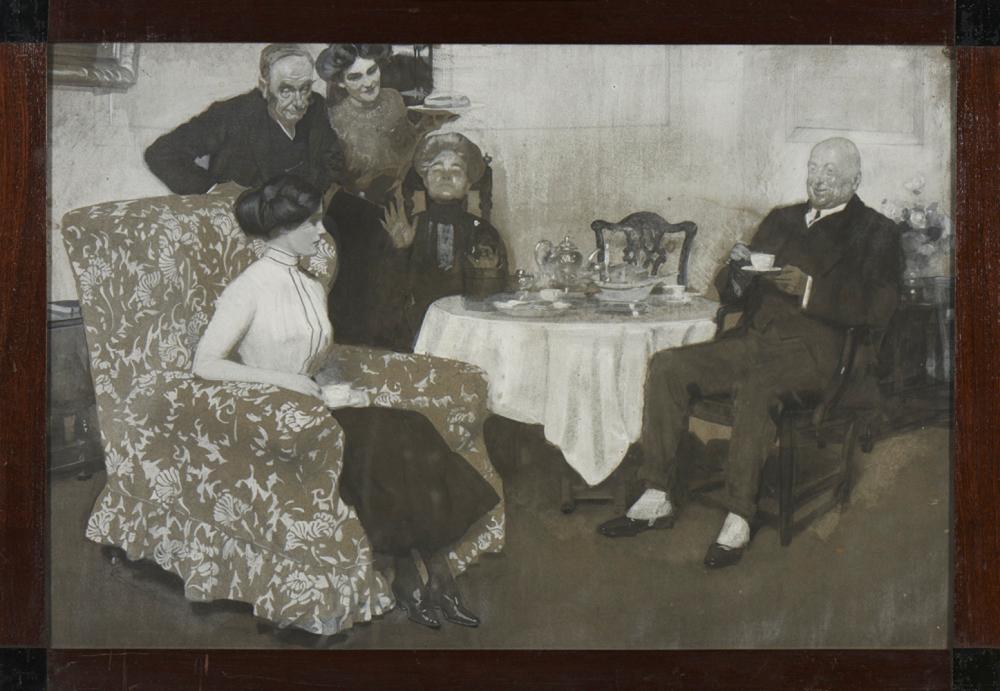 Frank Craig comparable auction result: frank craig t c mista s papel 49x74cm