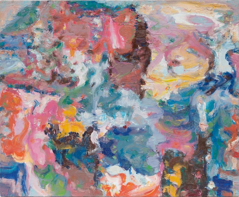 Jack LeRoux comparable auction result: jack le roux french 1943 abstract composition oil on canvas