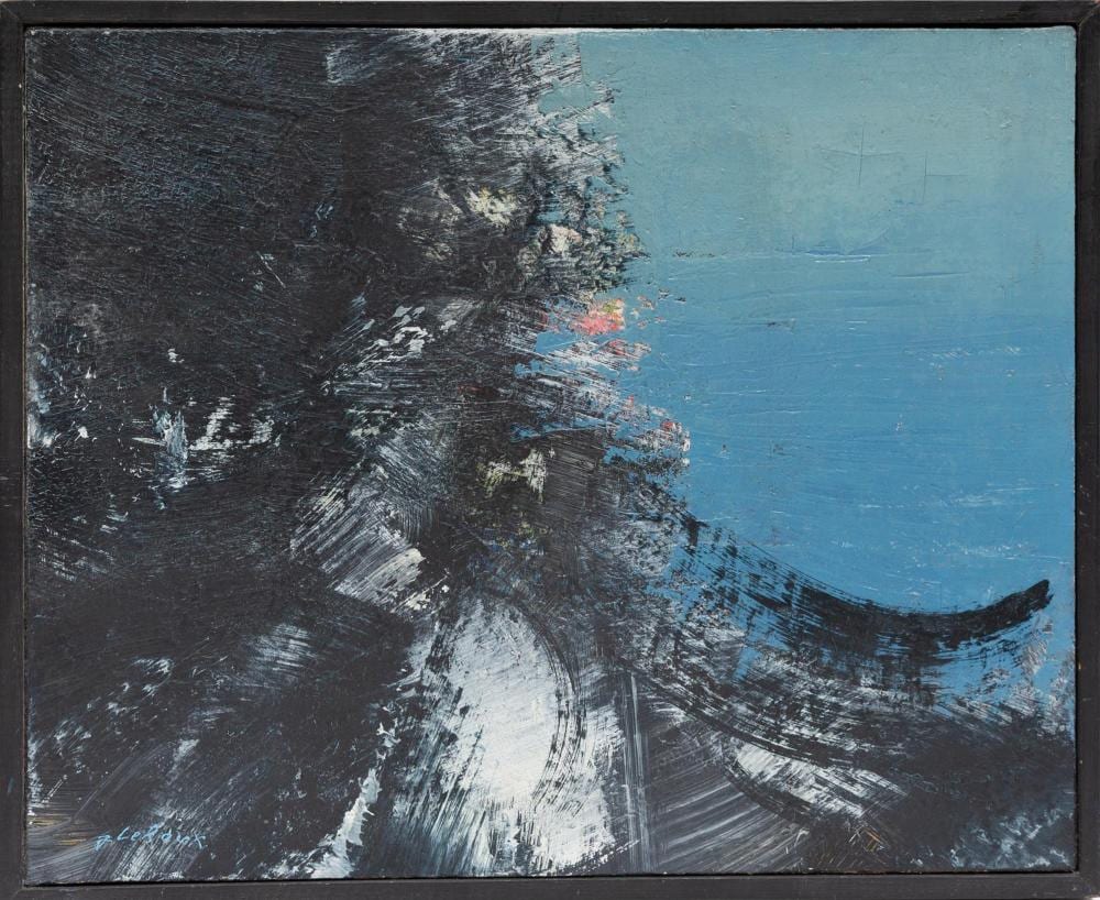 Jack LeRoux comparable auction result: jack le roux french 1943 abstract composition oil on canvas