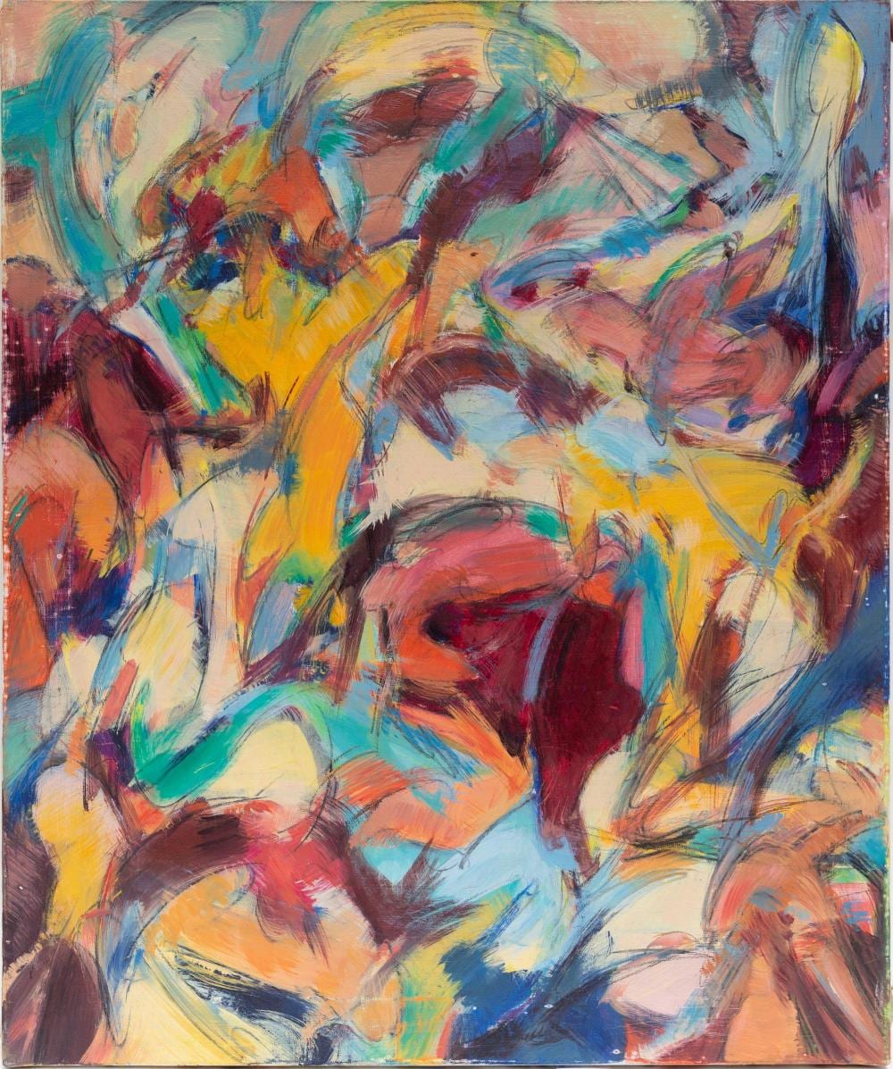 Jack LeRoux comparable auction result: jack le roux french 1943 abstract composition oil on canvas