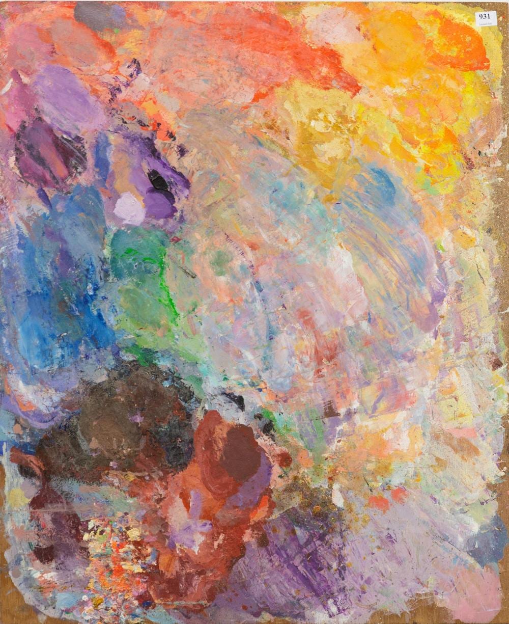 Jack LeRoux comparable auction result: jack le roux french 1943 abstract composition