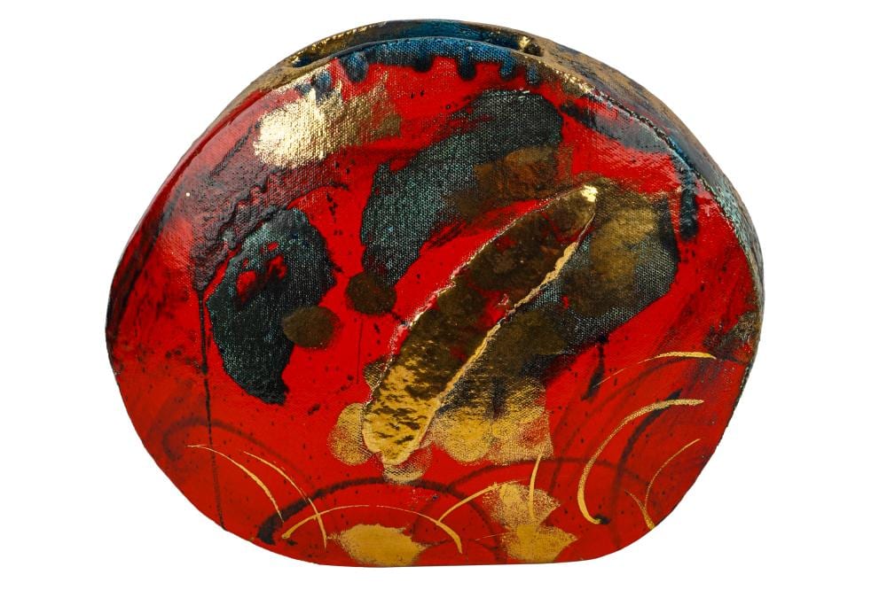 Jean Paul van Lith comparable auction result: jean paul van lith b 1940 art pottery vase