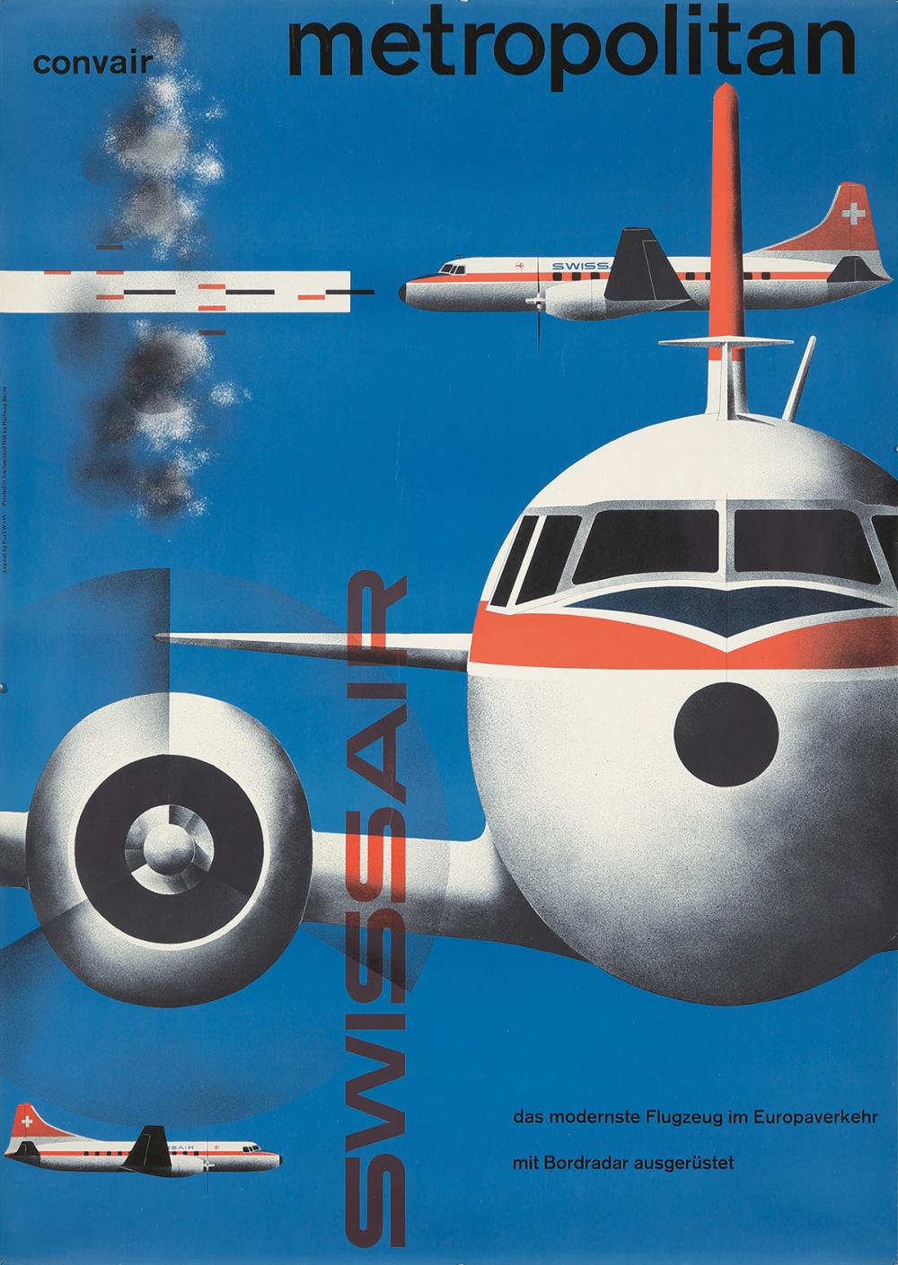Kurt Wirth comparable auction result: swissair metropolitan 1956