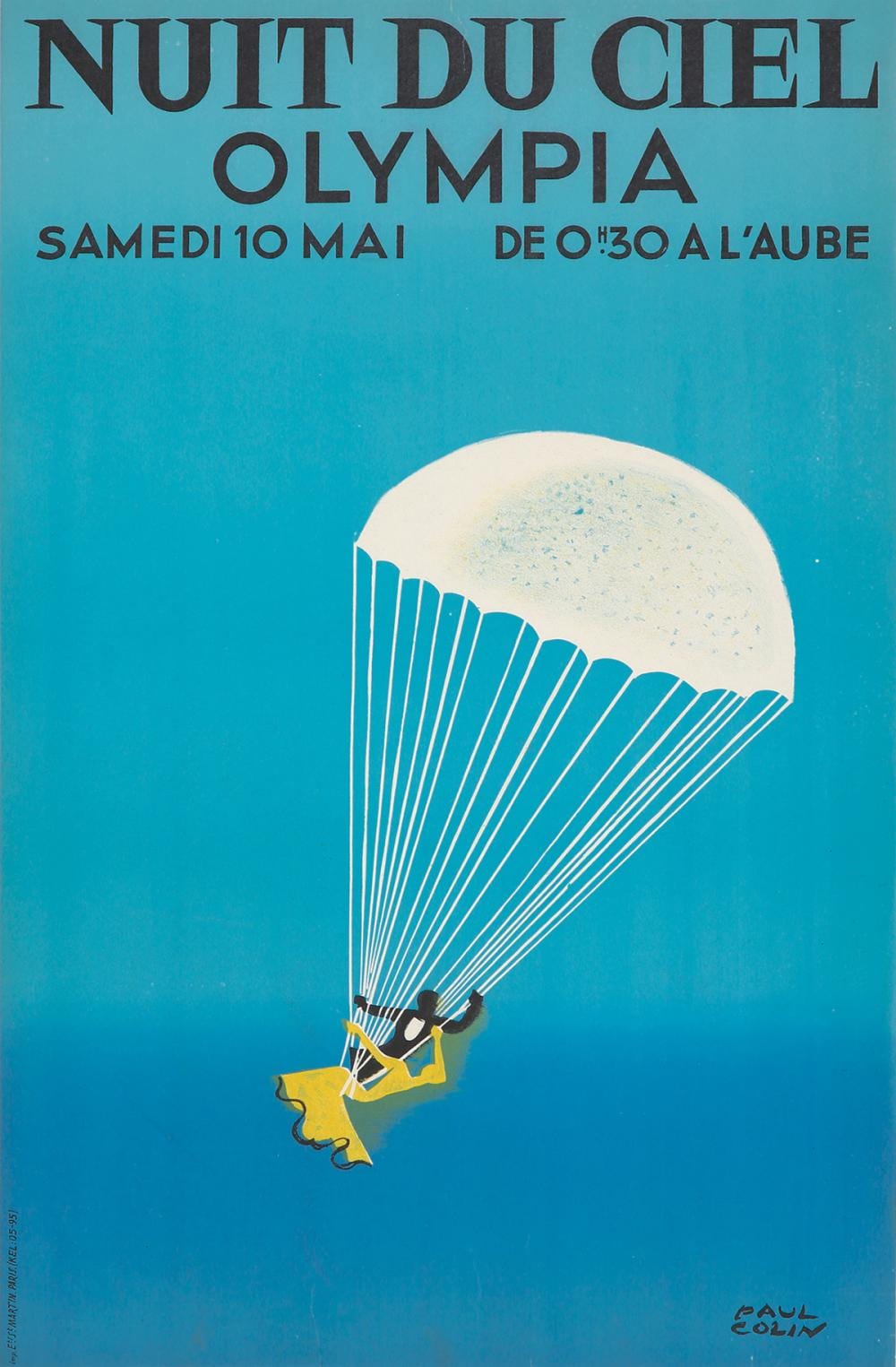 Paul (1892) Colin comparable auction result: nuit du ciel ca 1930